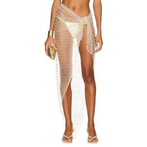 Beach Bunny Sin City Sarong in Nude One Size New Womens Beach Coverup